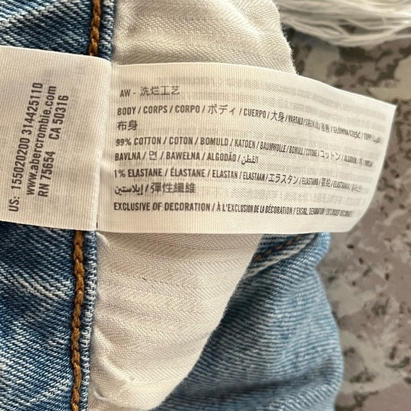 Abercrombie & Fitch Light Blue Flare Jeans - Picture 11 of 11